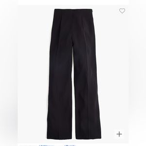 J. Crew Wide Leg Pleated Pant Matte Crepe NWT